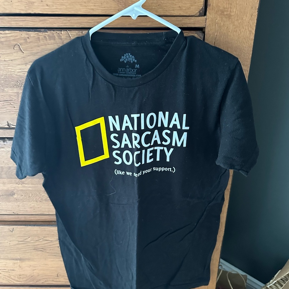 National Sarcasm Society Tee